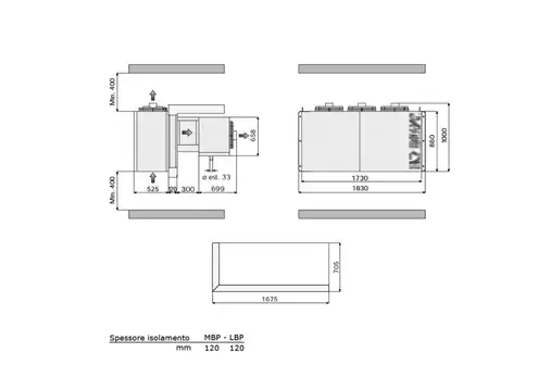 моноблок RIVACOLD PTM110Z012 1 моноблок RIVACOLD PTM110Z012