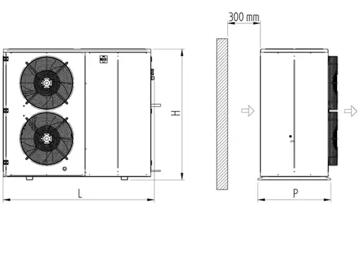 mh2x450 Сплит-система RIVACOLD THUH245Z0412DF
