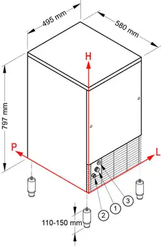 Льдогенератор NTF IFT 120 A