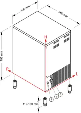 Льдогенератор NTF SLF 225 W