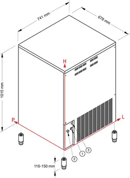 Льдогенератор NTF SLF 355 A