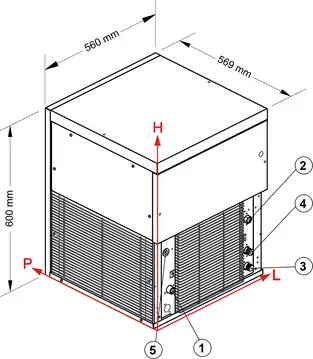 Льдогенератор NTF GM 360 A