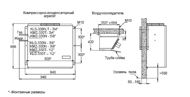 Холодильная сплит-система Ариада КLS 330T