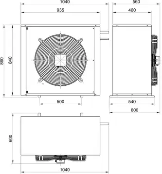 Сплит-система среднетемпературная Intercold МСМ 588