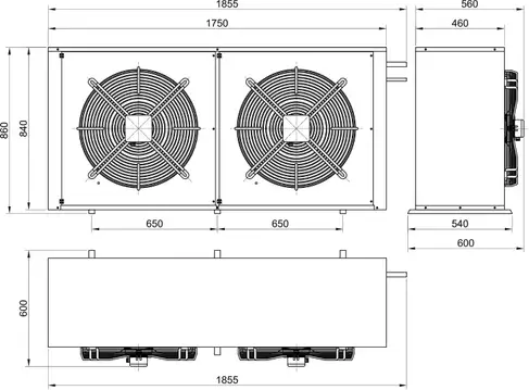 Intercold_MSM6136-2 Сплит-система среднетемпературная Intercold МСМ 6136