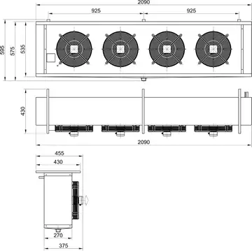 LCM 565-3 Сплит-система низкотемпературная Intercold LCM 565