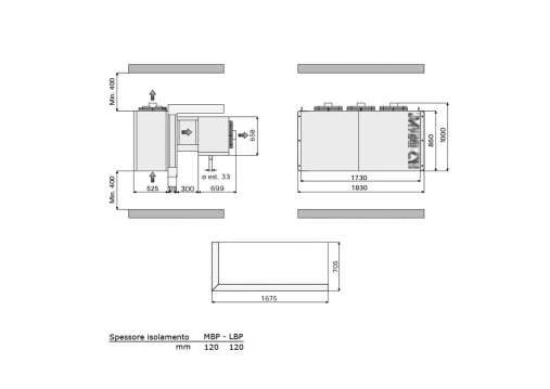 моноблок RIVACOLD PTM140Z012 моноблок RIVACOLD PTM140Z012