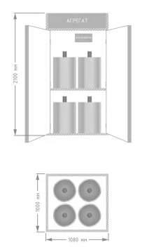 Кегератор НХЛ-2 Ш-8 НА 8 КЕГ