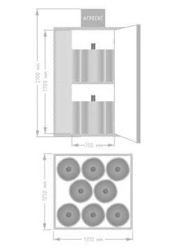 Кегератор НХЛ-2 Ш-16 НА 16 КЕГ