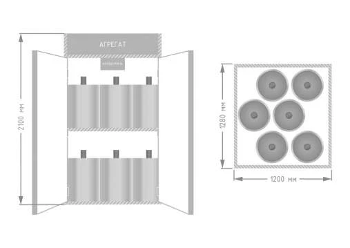 Кегератор НХЛ-2 Ш-12 (ЭКОНОМ)
