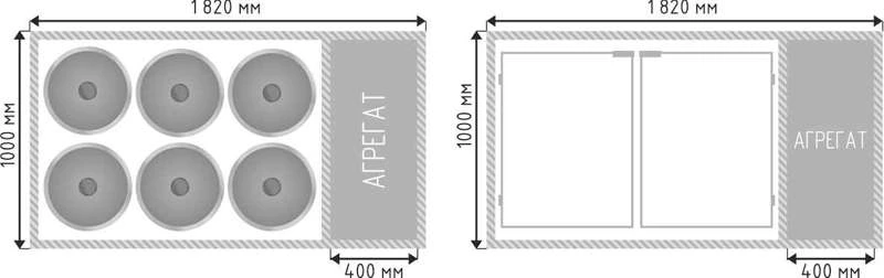 Кегератор барный НХЛ-3 Б-6 НА 6 КЕГ