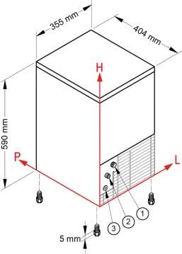 Льдогенератор NTF SL 35 W Льдогенератор NTF SL 35 W