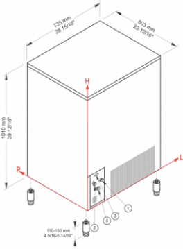 Льдогенератор NTF SL 260 W