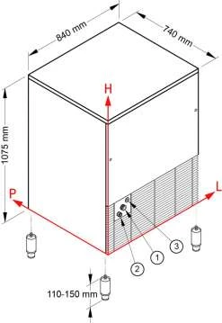 Льдогенератор NTF SL 280 A