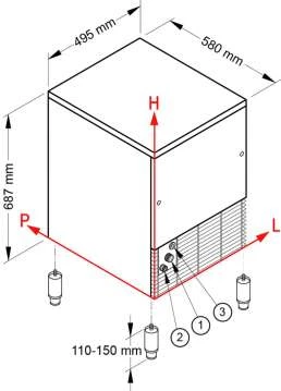Льдогенератор NTF IFT 65 A