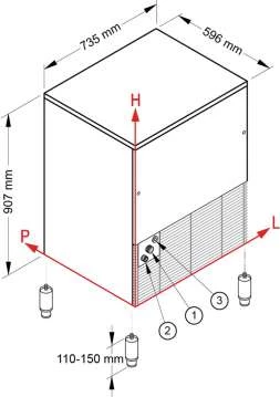Льдогенератор NTF IFT 165 W