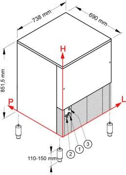 Льдогенератор NTF SLT 270 A Льдогенератор NTF SLT 270 A