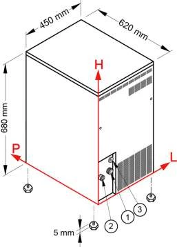 Льдогенератор NTF SLF 130 W Льдогенератор NTF SLF 130 W