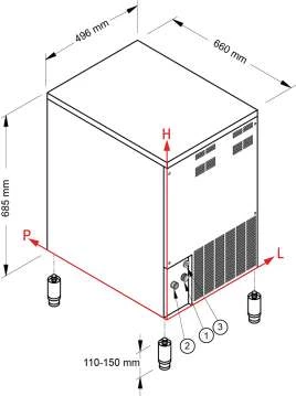 Льдогенератор NTF SLF 190 W