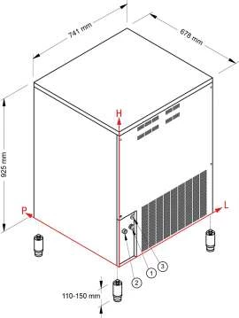 Льдогенератор NTF SLF 320 W Льдогенератор NTF SLF 320 W