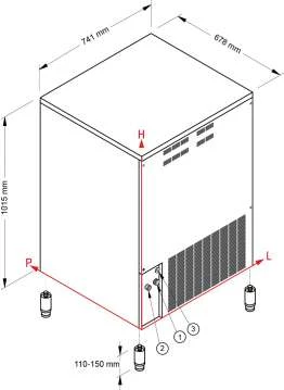 Льдогенератор NTF SLF 355 A Льдогенератор NTF SLF 355 A