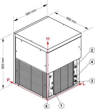 Льдогенератор NTF GM 360 W Льдогенератор NTF GM 360 W