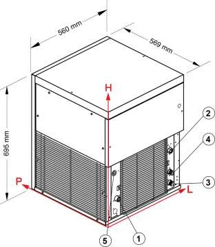 Льдогенератор NTF GM 1200 W Льдогенератор NTF GM 1200 W