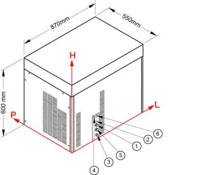 Льдогенератор NTF SM 500 A Льдогенератор NTF SM 500 A