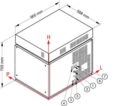 Льдогенератор NTF SM 1300 W