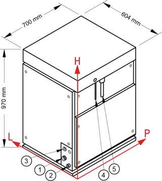 Льдогенератор NTF SPLIT 3300 CO2