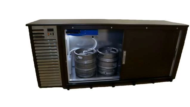 Кегератор BERK на 4 кеги барная стойка (широкий)