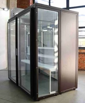 Холодильник для цветов BERK на 2 секции глубокий