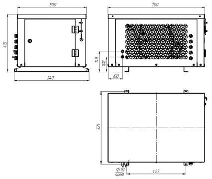 Холодильная сплит-система Polair Horisontal SM109H