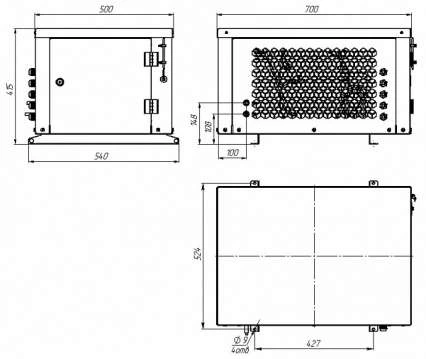 Холодильная сплит-система Polair Horisontal SM111H Холодильная сплит-система Polair Horisontal SM111H