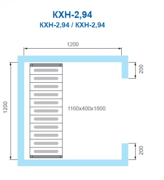 Холодильная камера Polair КХН-2,94