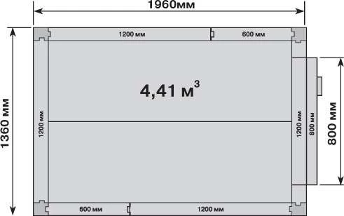 Холодильная камера Polair КХН-4,41