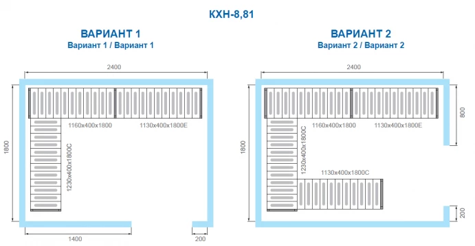 Холодильная камера POLAIR КХН-8,81 (1960х2560х2200)