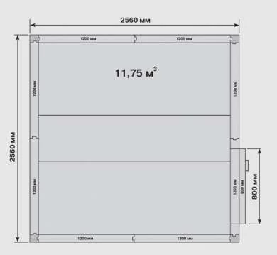 Холодильная камера Polair КХН-11,75