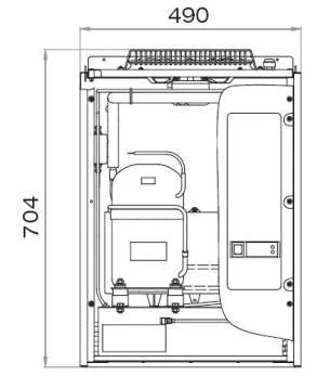 Холодильный моноблок Polair Standard MM 113 S