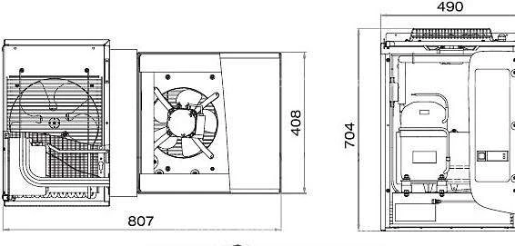 Холодильный моноблок Polair Standard MB 109 S