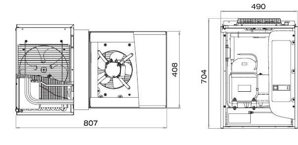 Холодильный моноблок Polair MM 111 R