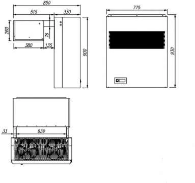 Холодильный моноблок Полюс MН216 Холодильный моноблок Полюс MН216