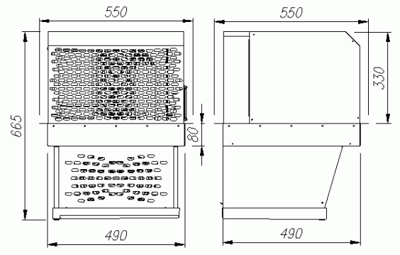 Холодильный моноблок Полюс МСп 106 Холодильный моноблок Полюс МСп 106