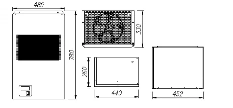 Холодильная сплит-система Полюс СС 106 Холодильная сплит-система Полюс СС 106