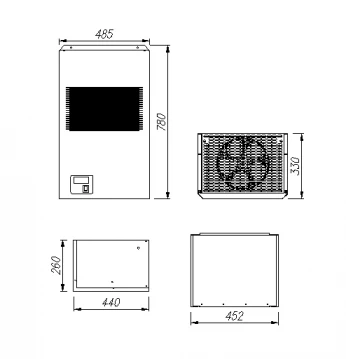 Холодильная сплит-система Полюс СС 218 Холодильная сплит-система Полюс СС 218