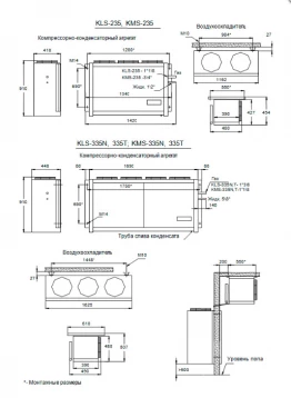Холодильная сплит-система Ариада КLS 335N Холодильная сплит-система Ариада КLS 335N