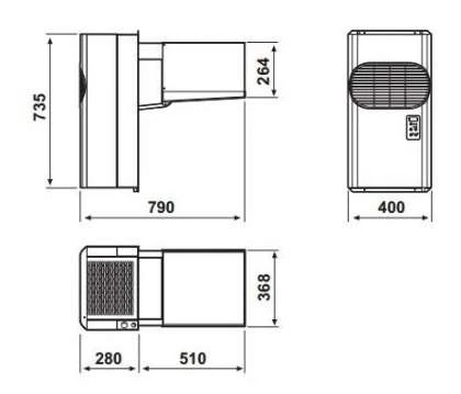 Холодильный моноблок Zanotti MGM11002F Холодильный моноблок Zanotti MGM11002F