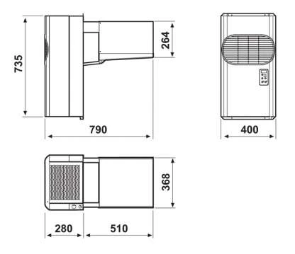 Холодильный моноблок Zanotti BGM340572F