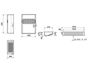 Холодильная сплит-система Zanotti BGS 218 02F Холодильная сплит-система Zanotti BGS 218 02F