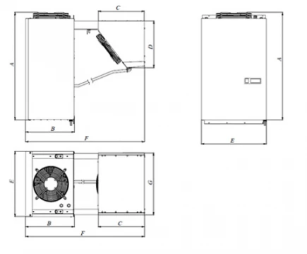 Холодильный моноблок Север BGM 117 S